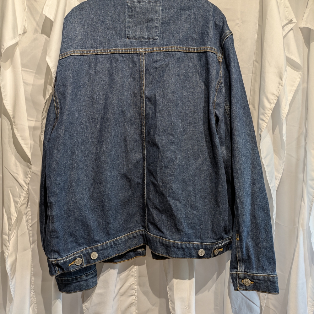 Tommy Hilfiger  Blue Denim Jacket XL NWT - Picture 7 of 7